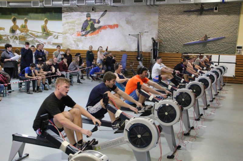 Финишные мгновения гребли-индор